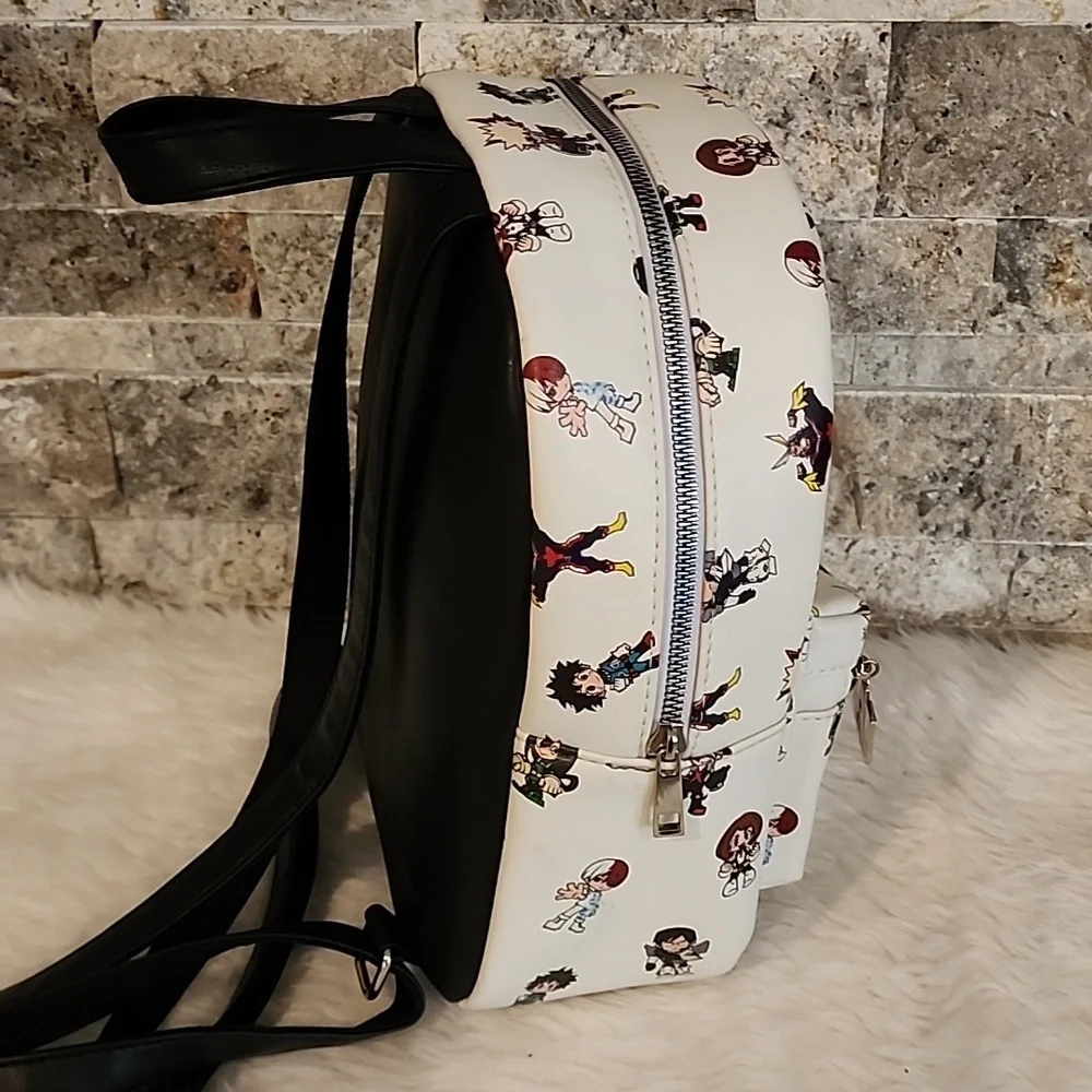 My Hero Academia White Character Print Mini Backpack